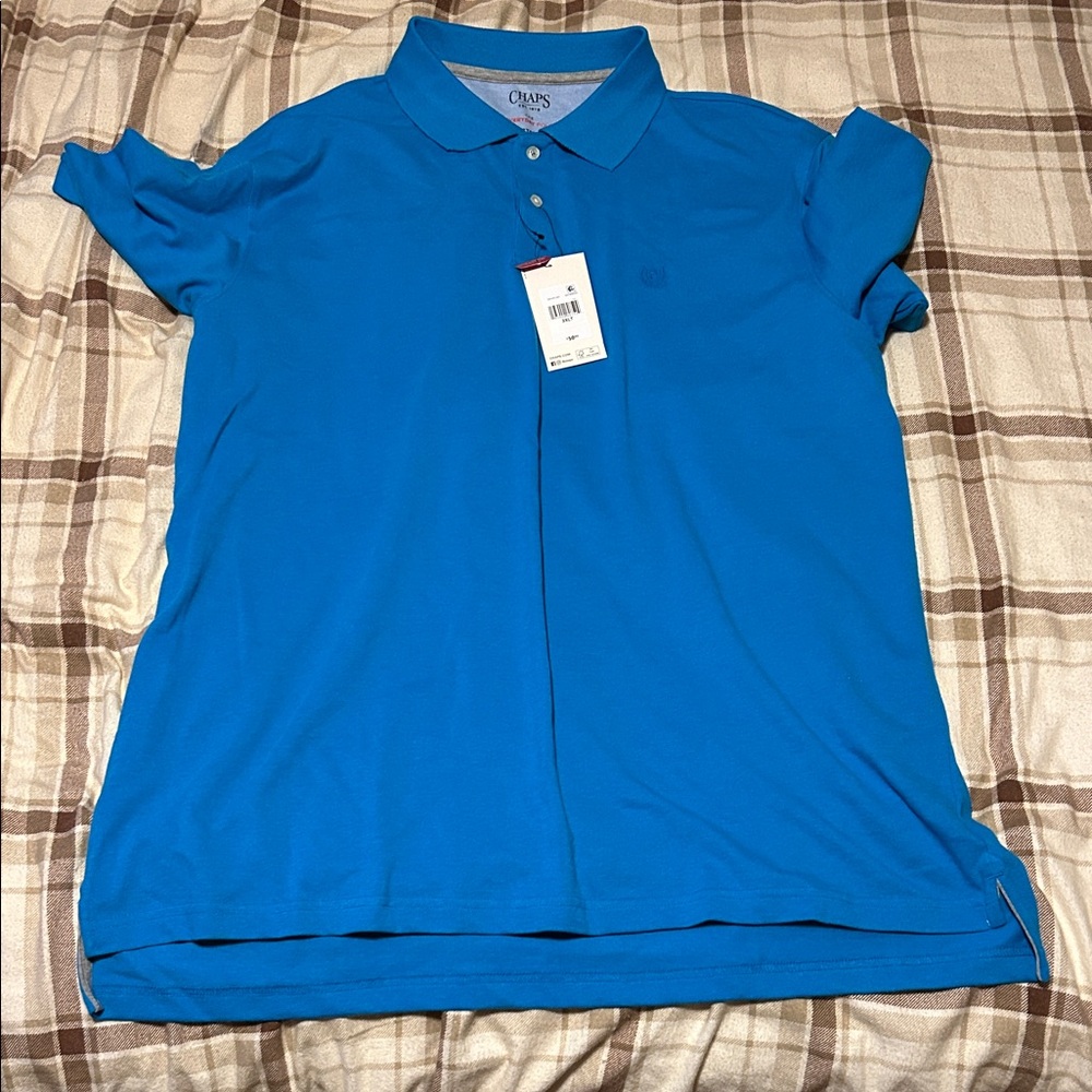 Chaps Vibrant Blue Polo Shirt